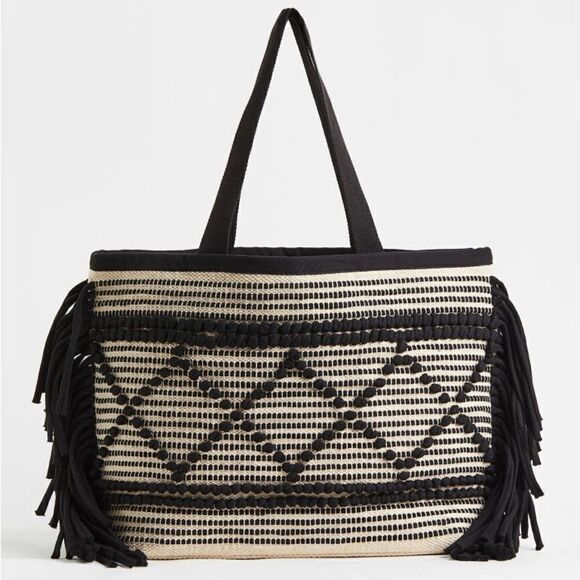 H&M Jacquard Weave Shopper - Picture 1 of 5